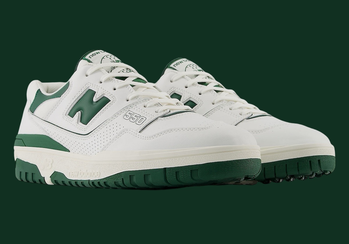 New Balance’s 550 Gold “Pine Green” Releases This Week - Sneakers Cartel
