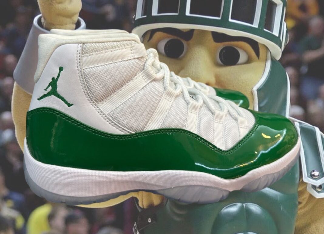 First Look at the Air Jordan 11 “Michigan State” PE - Sneakers Cartel